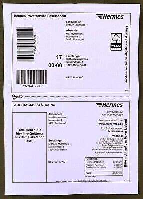 hermes ettiket|hermes versandlabel drucken.